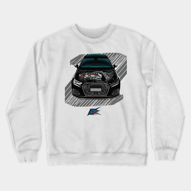 rs3 quattro Crewneck Sweatshirt by naquash